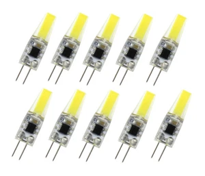 10pcs G4 GU4.0 Mini Led Bulb 2W COB 1505 LED Cabinet light 110V Warm White Lamp - Picture 1 of 5