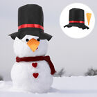  Snowman Topper Hat Fabric Child Building Kit Costume Accessory