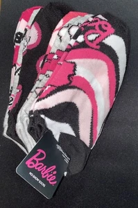 Barbie No Show Socks 6 Pairs Size 4-10 L - Picture 1 of 8