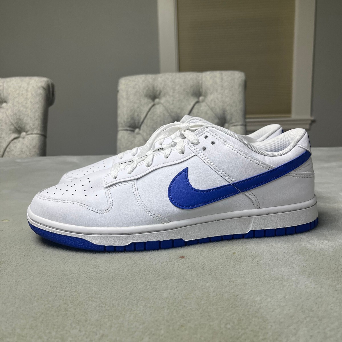 Nike Dunk Low White Hyper Royal for Sale | Authenticity Nike Dunk Low White Hyper Royal for Sale | Authenticity