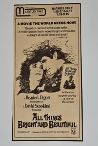 Alles hell und schön Vintage Zeitungsausschnitt Filmanzeige 1978 - Bild 1 von 3