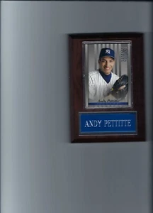ANDY PETTITTE PLAQUE BASEBALL NEW YORK YANKEES NY MLB   C - Picture 1 of 1