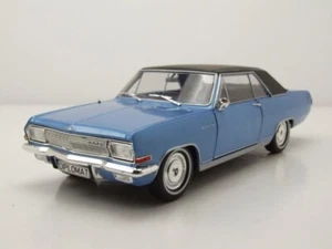 Opel Diplomat A V8 Coupé blau, 1965 WhiteBox WB124137 Modellauto 1:24 Neu OVP - Picture 1 of 4