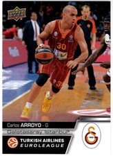 2015-16 Carlos Arroyo Upper Deck Euroleague Basketball Base Card #E19