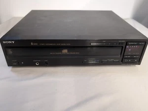 Sony 5-Disc CD Changer Player CDP-C505 Vintage Japan 1990 Stereo 18 Bit Digital  - Picture 1 of 11
