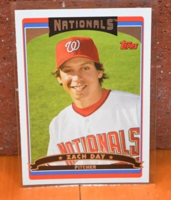 GREAT BASEBALL CARD TOPPS UPDATES & HIGHLIGHTS NATIONALS ZACH DAY - Image 1 of 2