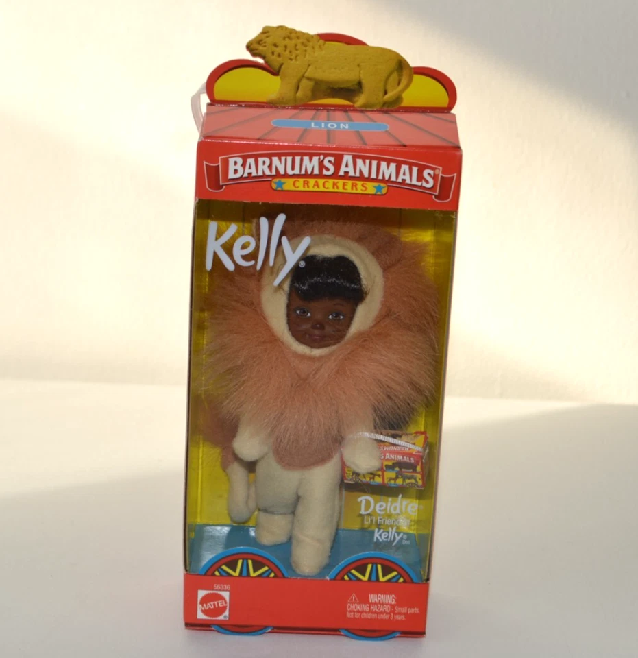 Mattel 56363 Barbie Kelly Barnums Animals Crackers Deidre Doll AA Lion (2002)