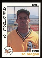 1990 Best Cards Southern Oregon A's KEVIN DATTAOLA RC ATHLETICS A'S