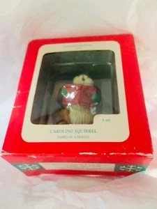 Limited Edition 1995 Caroling Squirrel Longs Drugs.A World of Christmas Ornament - Picture 1 of 6