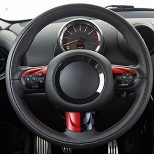JCW Steering Wheel Button Cover Trim For Mini Cooper R55 R56 R57 R58 R59 R60 R61 - Bild 1 von 5