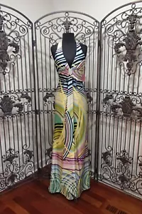 BD399 SEAN 8876 MULTI SZ XS $199 PROM BEADED PARTY HOMECOMING DRESS GOWN - Picture 1 of 10