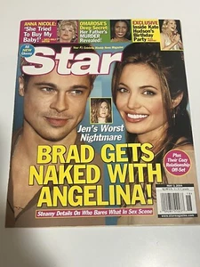 STAR Magazine May 3 2004 Brad Pitt Angelina Jolie Jennifer Aniston Unread Ex - Imagen 1 de 6