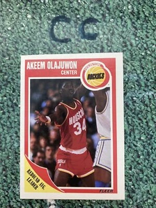 1989-90 fleer Akeem Olajuwon Houston Rockets 61 - Picture 1 of 4