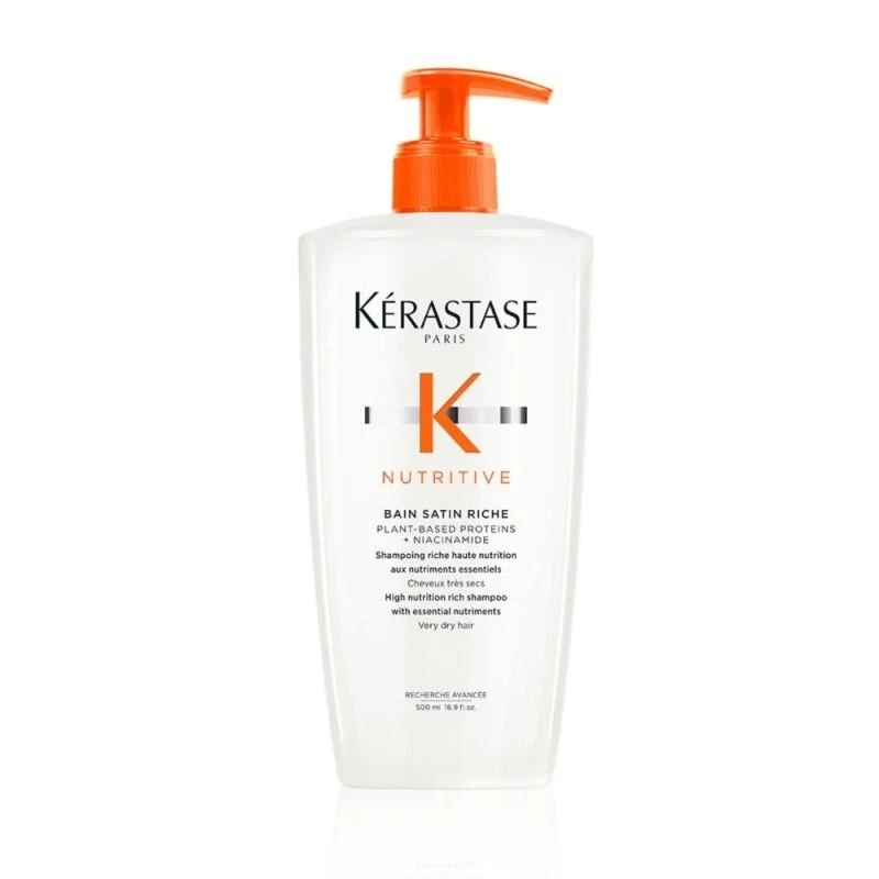 Kerastase Bain 500ml Nutritive Satin Riche Capelli Secchi e Molto Secchi - Immagine 1 di 1