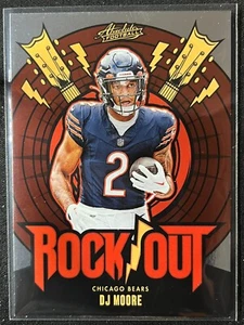 2024 Panini Absolute DJ Moore Rock Out #RO-JDS Insert SP πΈπ€π»- Chicago Bears - Picture 1 of 2