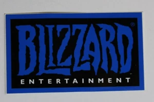Blizzard Entertainment Blue/black Sticker 2.25" x 3.75" - Picture 1 of 1