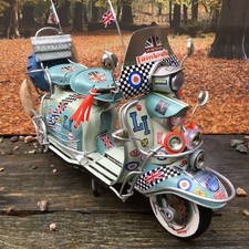 BESPOKE TIN PLATE TRULY CLASSIC MOD LAMBRETTA 1958 LI 150 SPECIAL MODEL SCOOTER