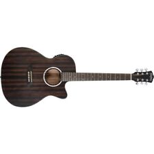 Washburn DFEACE-U Deep Forest Ebony ACE Acoustic Electric Guitar, Striped Ebony for sale