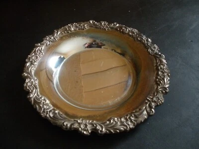 REED AND BARTON BURGUNDY COLLECTION 7" DIAMETER BOWL SHEFFIELD SILVER CO - Imagem 1 de 4