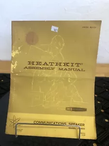 VIntage HEATHKIT SB-600 COMMUNICATIONS SPEAKER MANUAL - Picture 1 of 6