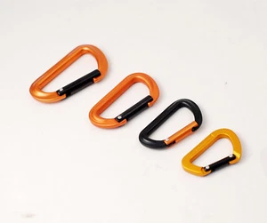 5pc Aluminium Forged Snap Hook Clip Camping Hiking Carabiner Holder - Picture 1 of 3