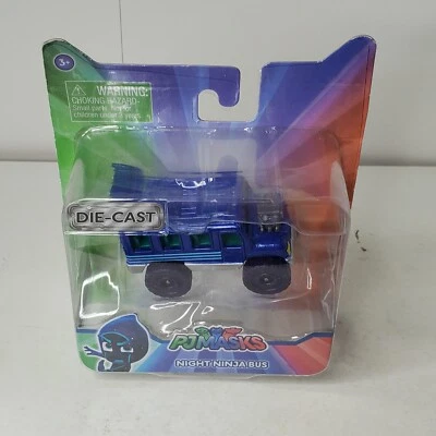 PJ Masks Diecast Vehículo Coche Noche Ninja Autobús Metal Vehículo Coche Villano Nuevo en Paquete Foto 1 de 4