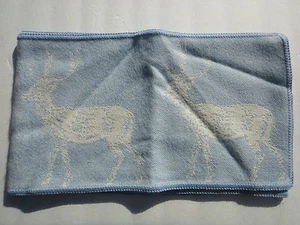 Thomas Paul, Thomaspaul, ciervo 100 % bebé alpaca bufanda, azul claro 63" por 9" - Imagen 1 de 9