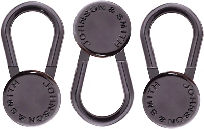 Calça extensor de cintura com botão flexível pacote com 3 - Adiciona 1-2 polegadas com um pouco de alongamento - - Imagem 1 de 4