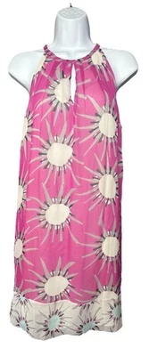 Vestido halter rosa de seda Diane von Furstenberg LAINEY para mujer talla 6 DVF Foto 1 de 4