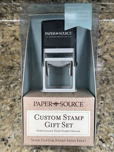 Paper Source Custom Stamp Gift Set Personalize Designs NEW - Picture 1 of 7