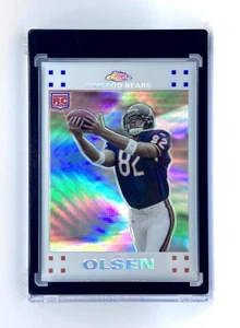 Topps 2007 cromo Greg Olsen refractor blanco/869 SP Bears #TC218 novato radiocontrol - Imagen 1 de 2