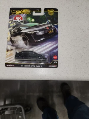Hot Wheels Car Culture Ronin Run II '07 Honda Civic Type R BLACK CHASE 0/5 - Image 1 of 2