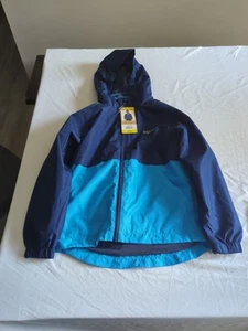 Eddie Bauer Jacket Boys L 14/16 Blue 3 in 1 Water Resistant Shell + Fleece Liner - Picture 1 of 8