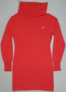 Vivienne Westwood Jumper Dress Red Label Stretch Wool Roll Neck Size Medium #2 - Picture 1 of 8