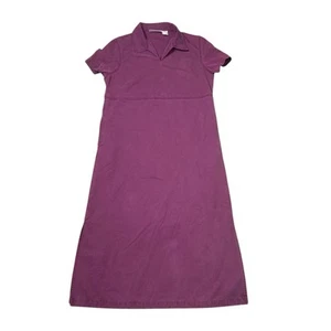 Maxi Vestido Para Mujer Vintage Susan Bristol Línea A Grande Púrpura Cuello Informal - Imagen 1 de 8