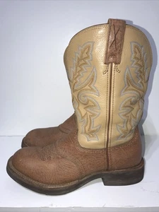 Twisted X MHM0004 Herren Braun Leder Saddle Cowboy Western Stiefel Größe 9 D - Bild 1 von 16