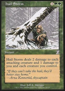 Hail Storm -Foil Light Play MTG Time Spiral Time Shifted - Picture 1 of 1