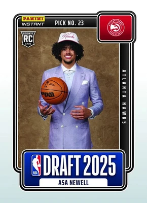 Asa Newell 2025 RC Panini DRAFT NIGHT GRADED GEM-MT 10 ROOKIE #DN-22 Presale - Image 1 of 4