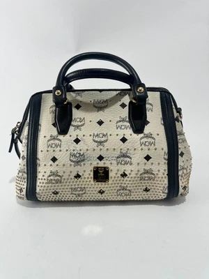 Bolso MCM Visetos Heritage Boston blanco Foto 1 de 4