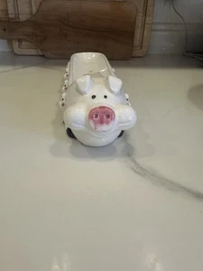 Vintage Keramik Schwein & Ferkel Cracker Käse Butterdose 1983 Ron Gordon Design - Bild 1 von 8