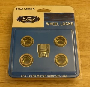Ford F4UZ 1A043 A - F150 & E150 1991 - 1994  Wheel Lock Set New Old Stock - Picture 1 of 7