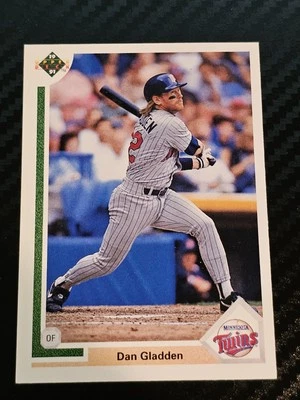 1991 Upper Deck - Dan Gladden #659 Minnesota Twins  - Image 1 of 2