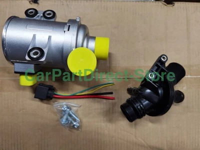 Electric Water Pump with Thermostat Kit For BMW 328i 528i 530xi 525xi X3 X5 Foto 1 de 3