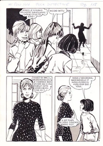 ROSA SOLA SUBLISSIME PLANCHE ORIGINALE CLAPOTIS AREDIT (PUCK DETECTIVE) PAGE 48 - Picture 1 of 1