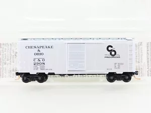 N Scale Micro-Trains MTL 20820 C&O Chesapeake & Ohio 40' Boxcar #2908 - Picture 1 of 7