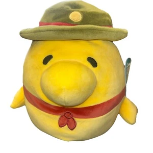Juguete de peluche Squishmallow 8 pulgadas Peanuts Woodstock en traje Beagle Scout nuevo con etiquetas - Imagen 1 de 5