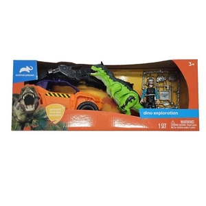 Animal Planet Dino Exploration Set Vehicle, Figure, & Dinosaur Ages 3+ - Picture 1 of 3