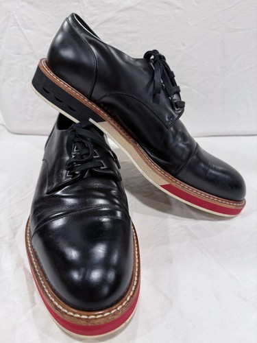 LOUIS VUITTON（LV） LOUIS VUITTON BROGUES DERBY PIZZO UOMO LV (UK) 8 US 9 SCARPE ELEGANTI SPADA NERO