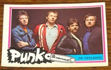 DR FEELGOOD PUNK NEW WAVE DUTCH MONTY TRADING BUBBLE GUM CARDS 1977 