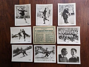 12 Original Fotos Olympische Winterspiele 1936 Deutschland, von Presse-Bild-Zentrale, RAR - Bild 1 von 22